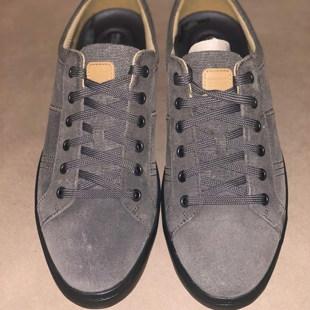 Rockport Colle Lace-to-Toe Sneaker Comfort Light Green Suede Men's SZ 8M NIB NWT